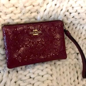 Coach wristlet